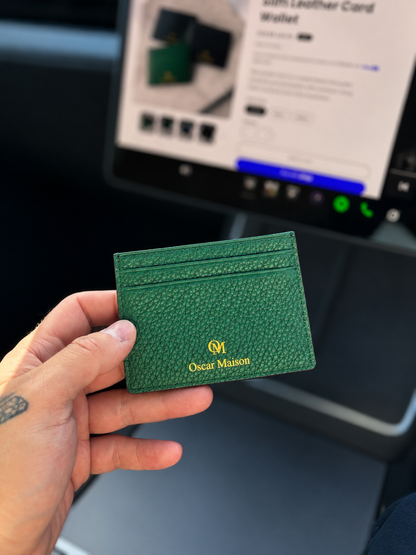 Oxford Green Card Holder